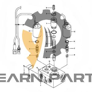 buy Solenoid Valve 4415398 0768100 for Hitachi ZX16 ZX18