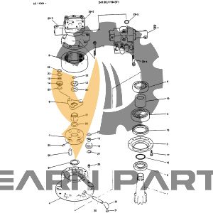 Swing Motor ASSY 24100J11943F1 24100J11943F2 for Kobelco SK60 SK60-3 SK60-4  Excavator