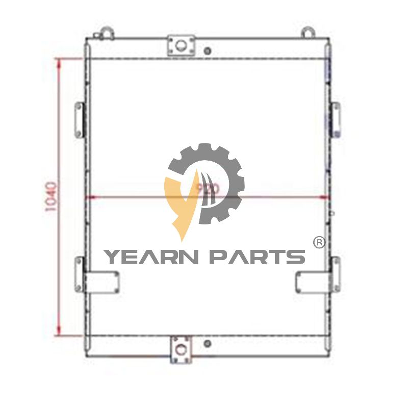 Hydraulic Oil Cooler VOE14261581 for Volvo Excavator EC300 ?KERMAN