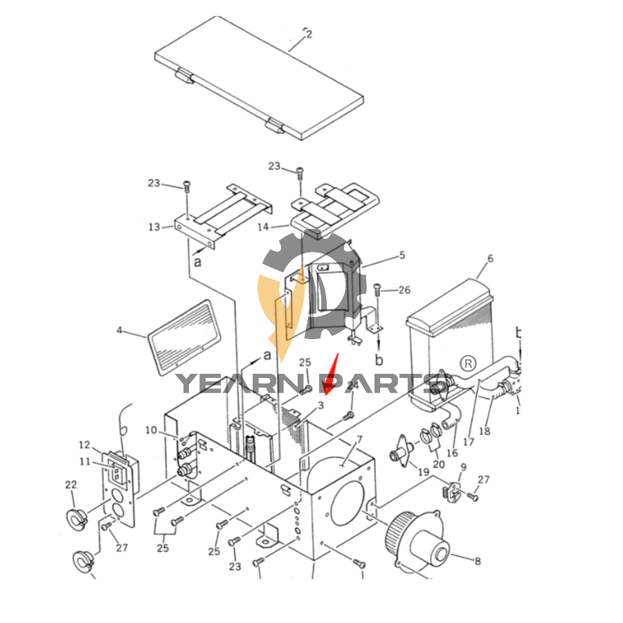 130 A/C Expansion Valve for Bobcat Excavator 130 