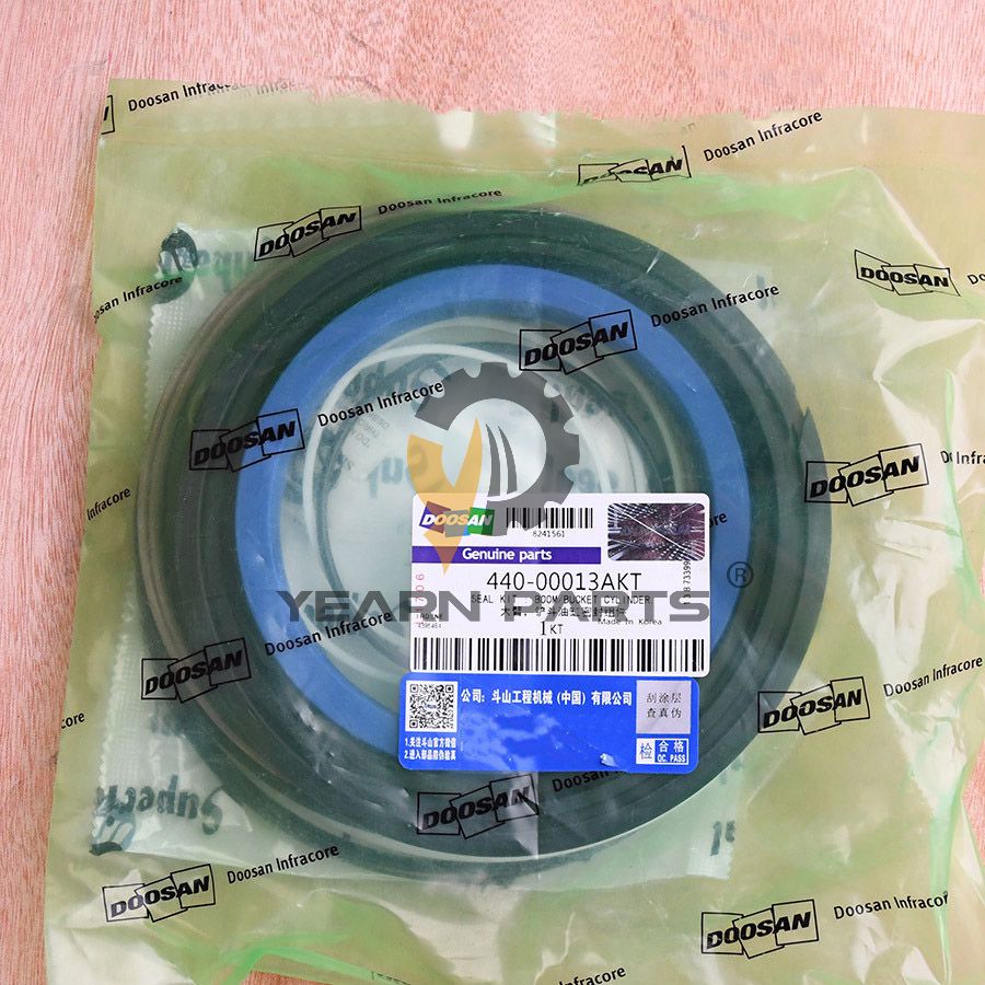 Boom Cylinder Seal Kit 440-00013AKT for Doosan Daewoo Excavator SOLAR 330LC-V SOLAR 340LC-V SOLAR 450LC-V SOLAR 470LC-V SOLAR 500LC-V