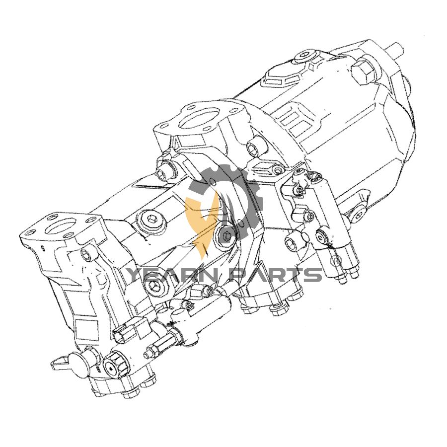 Brand new, original Hydraulic Pump CA3487627 348-7627 3487627 for Caterpillar TRUCK  770G 770G OEM 772G 772G OEM Engine C15