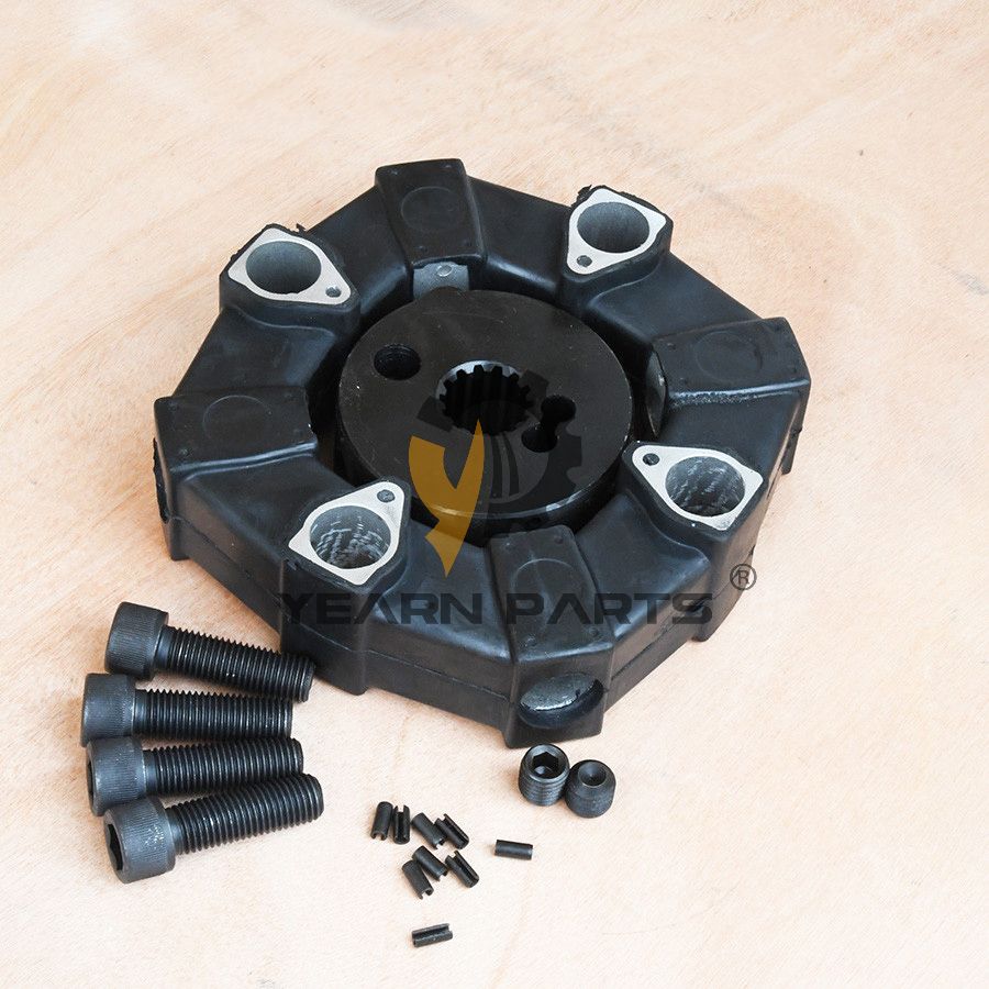 Coupling Ass'y 2418U224F2 for Kobelco Excavator SK130 SK130-4 SK130LC SK130LC-4 SK135SR SK135SR-1E SK135SRLC SK135SRLC-1E SK150LC-3 SK150LC-4
