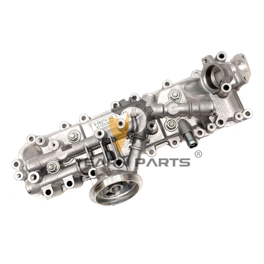 Engine Oil Cooler 8980195142 for Hitachi Excavator ZX110-3 ZX120-3 ZX135US-3 ZX140W-3 ZX145W-3 ZX160LC-3 ZX180LC-3