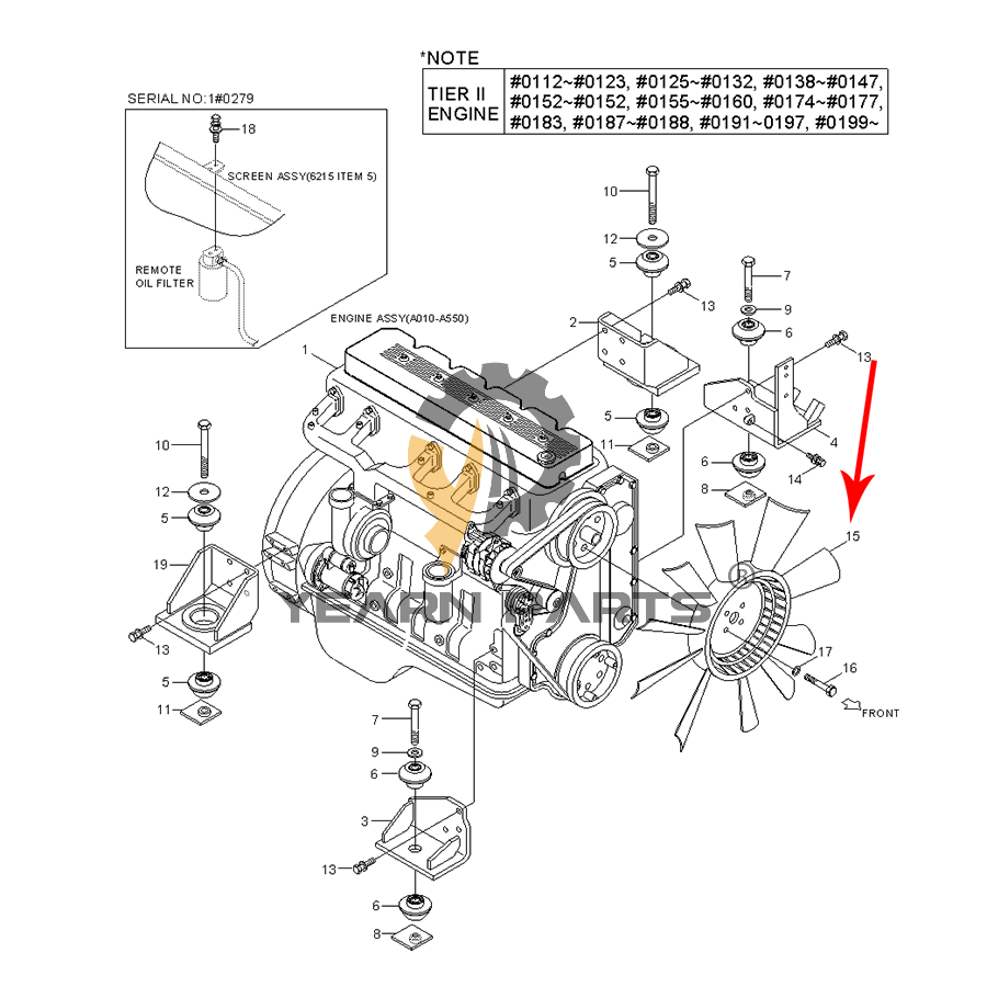 Buy Fan Cooling 11N8-03161 11N8-03160 for Hyundai Excavator R290LC-7 R290LC-7A R300LC-9S R305LC-7 R480LC-9 R520LC-9 from soonparts online store