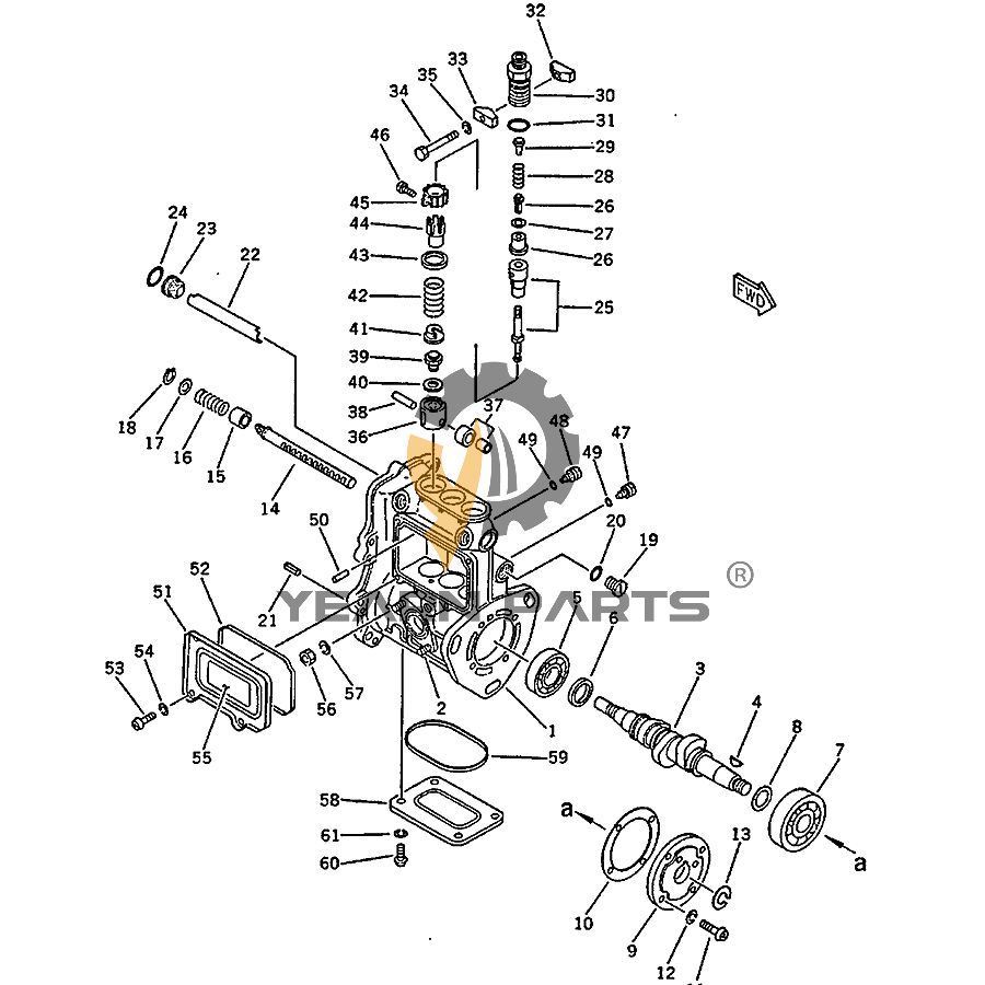 Fuel Injection Pump 6636937 for Bobcat Excavator 76