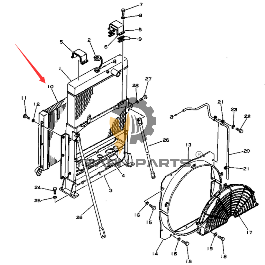 hydraulic-oil-cooler-207-03-11212-2070311212-for-komatsu-excavator-pc300-1-pc300lc-1