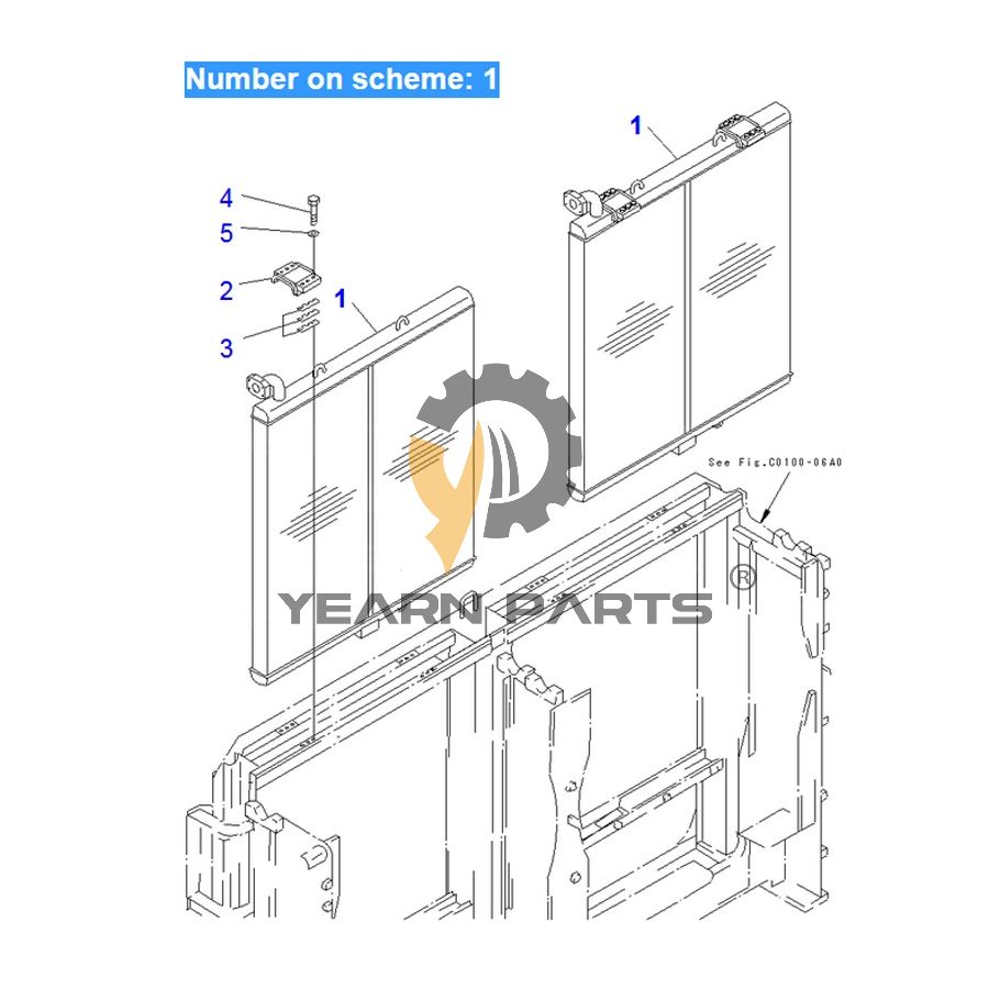 hydraulic-oil-cooler-209-03-51111-2090351111-for-komatsu-excavator-pc1600-1-pc650-3-pc650-5-pc710-5