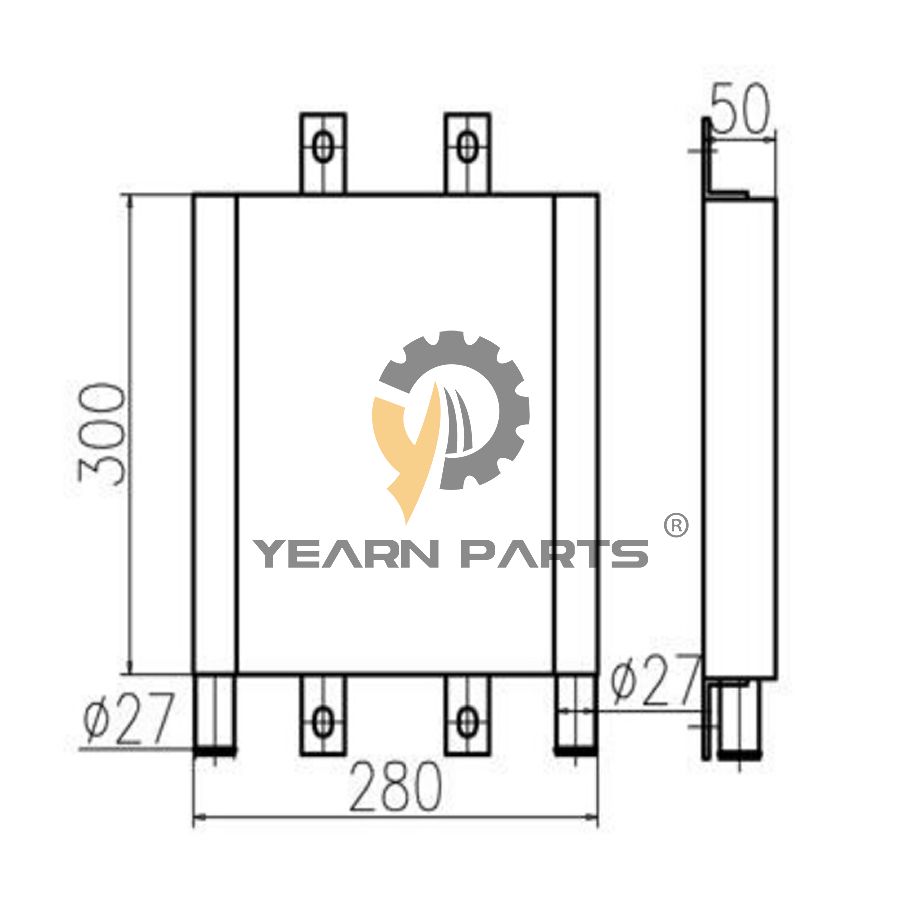 hydraulic-oil-cooler-4307283-for-hitachi-excavator-ex40-ex45