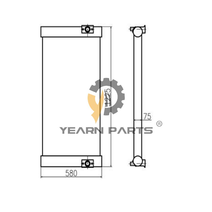hydraulic-oil-cooler-for-sumitomo-excavator-sh450-3-sh450-5