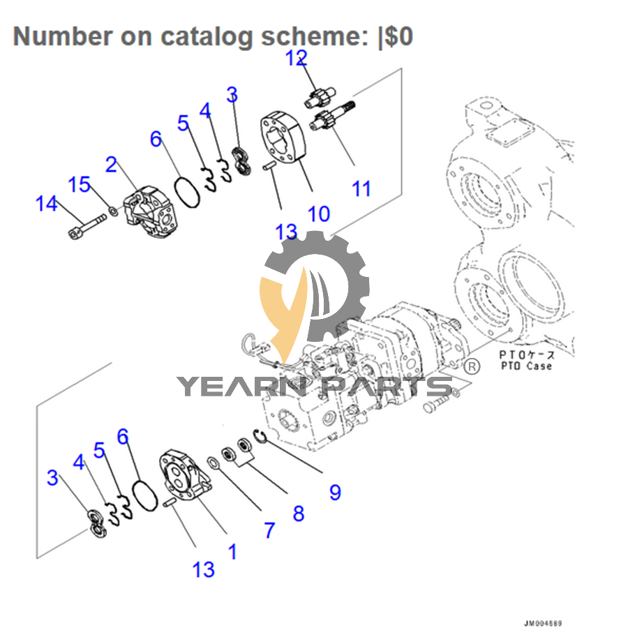 hydraulic-single-gear-pump-705-22-25150-7052225150-for-komatsu-dump-turck-hm400-3r-hm400-3m0-hm400-5