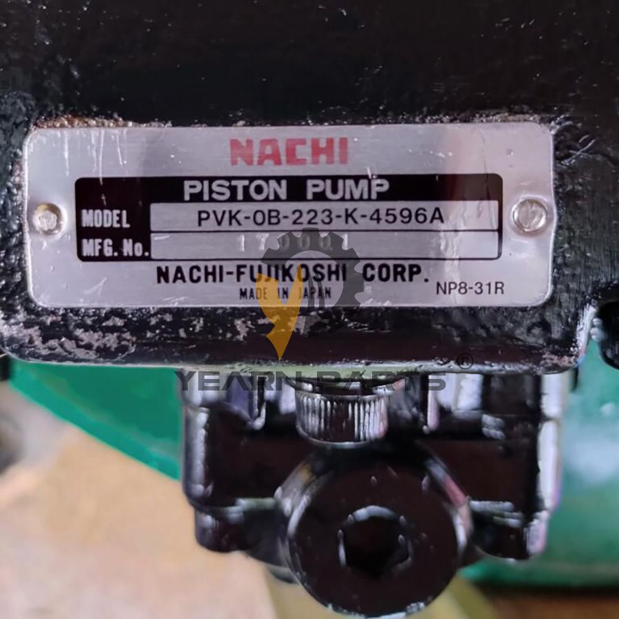 Hydraulic Main Pump 3F1055053 PVK-0B-223-K-4596A for Komatsu PC20R-8 Excavator