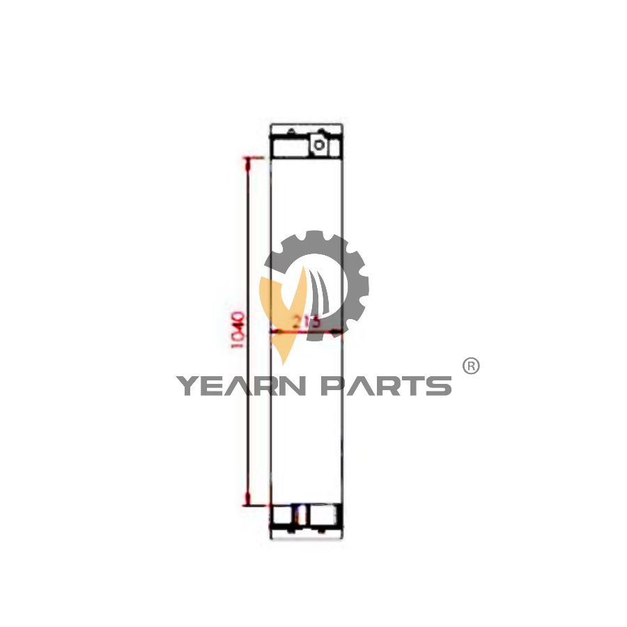 Hydraulic Oil Cooler 17M-03-45111 17M0345111 for Komatsu Bulldozer D275A-5 D275A-5D D275AX-5 D275AX-5-KO