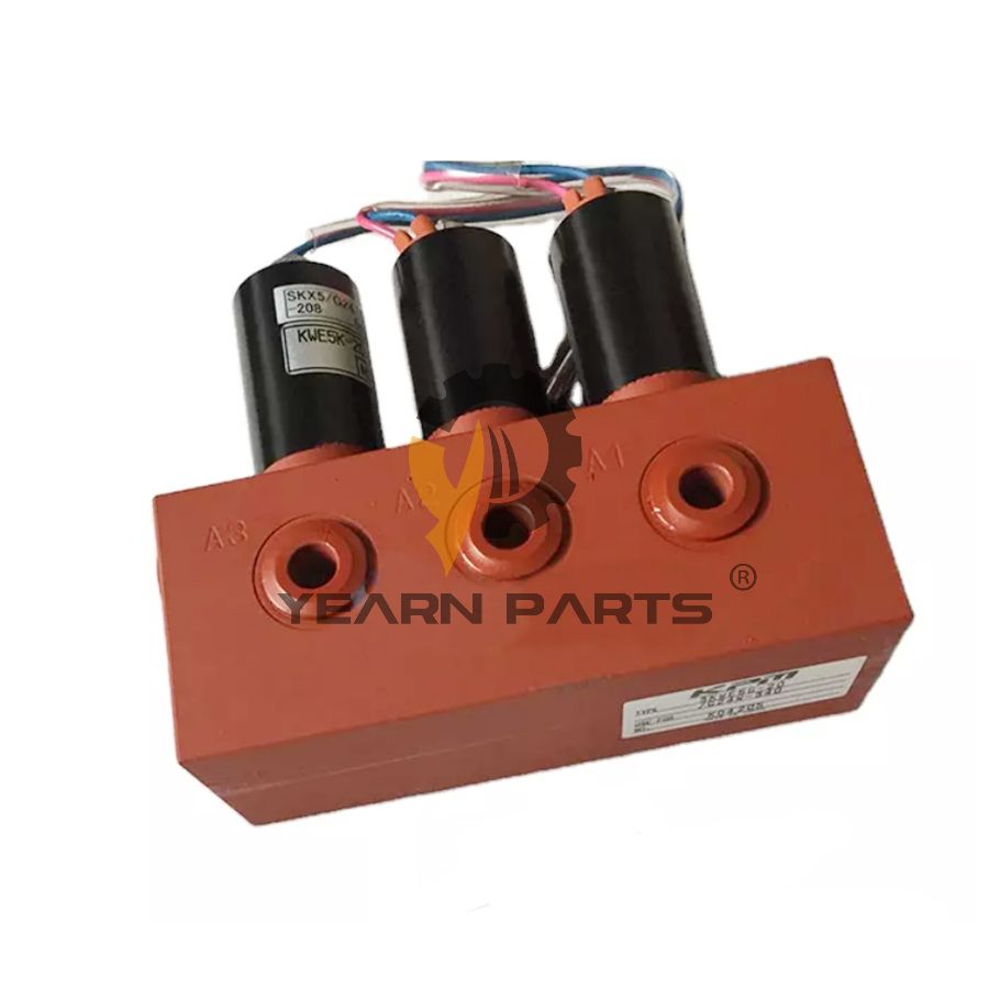 Hydraulic Solenoid Valve YN35V00010F1 for Kobelco Excavator SK115SRDZ SK120LC SK135SRL SK200 SK210LC SK235SR SK250LC