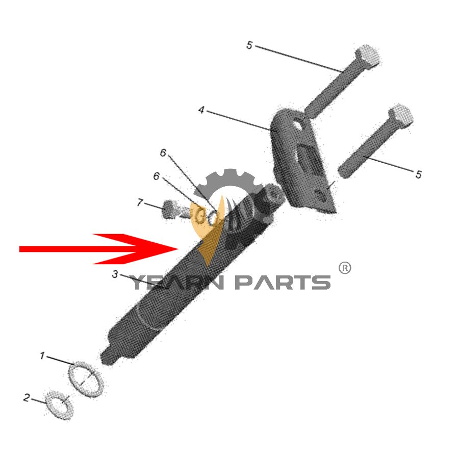 Injection Nozzle 6pcs XCAF-00433 for Hyundai Loader SL760 SL763(-#0500) SL763(#0501-) SL763S SL765 SL765S