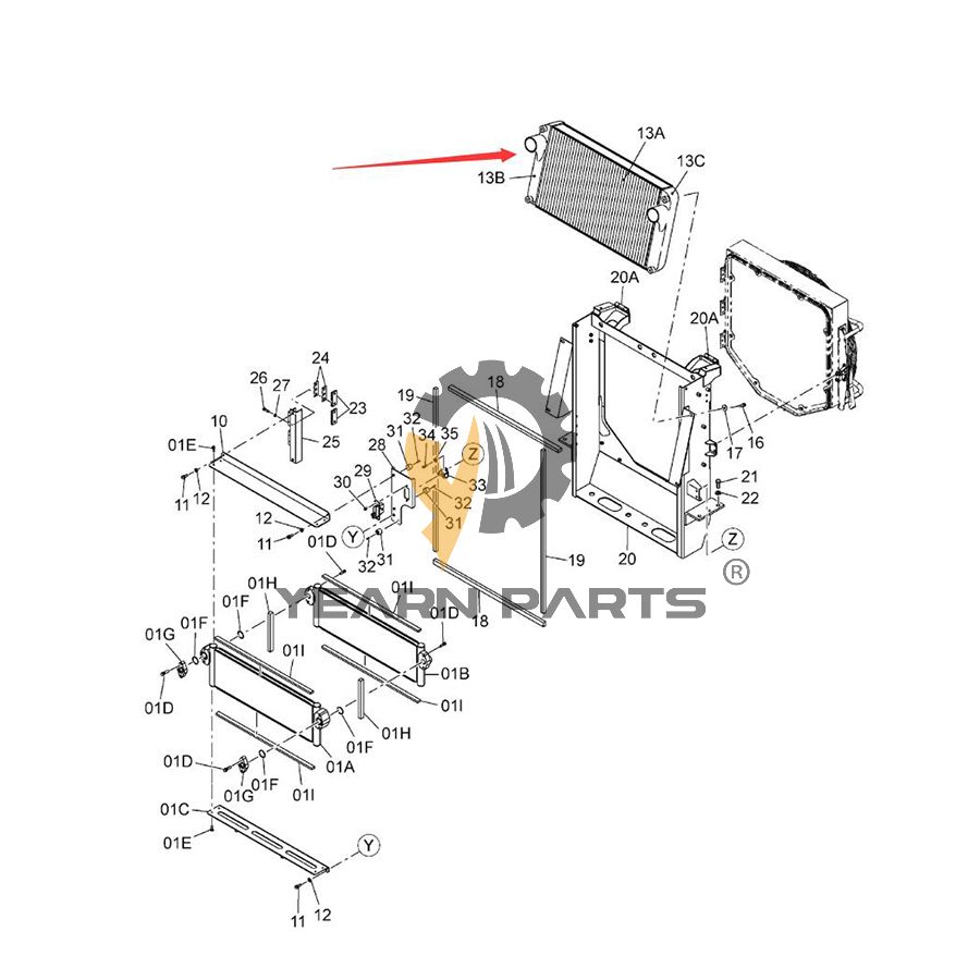 intercooler-ass-y-263j2-12741-263j212741-for-hitachi-excavator-zw310-zw310-a-zw310-hcmf