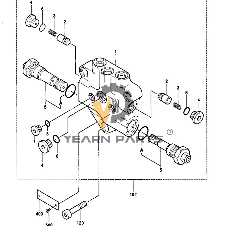 Motor ASSY 4331675 for Hitachi Excavator EX12-2 EX15-2 EX18-2