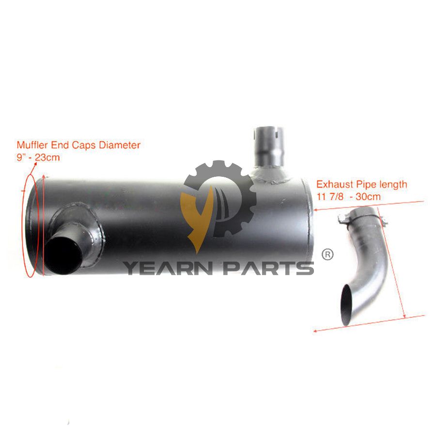 Muffler Silencer 6209-11-5221 6209-11-5220 for Komatsu Excavator PC220LC-5C PC220-5C PC220LC-5 PC220-5