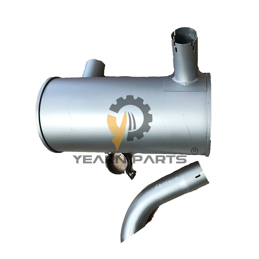 Muffler Silencer YW12PU0002P1 for Kobelco Excavator SK100-4 SK115DZ-4 SK120-4 SK120LC-4 SK130 SK130LC SK150LC-4 SK160LC-4