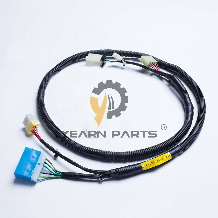 Radio Wiring Harness 20Y-06-16910 20Y0616910 for Komatsu Excavator PC110-8M0 PC130-8M0 PC160LC-8 PC195LC-8
