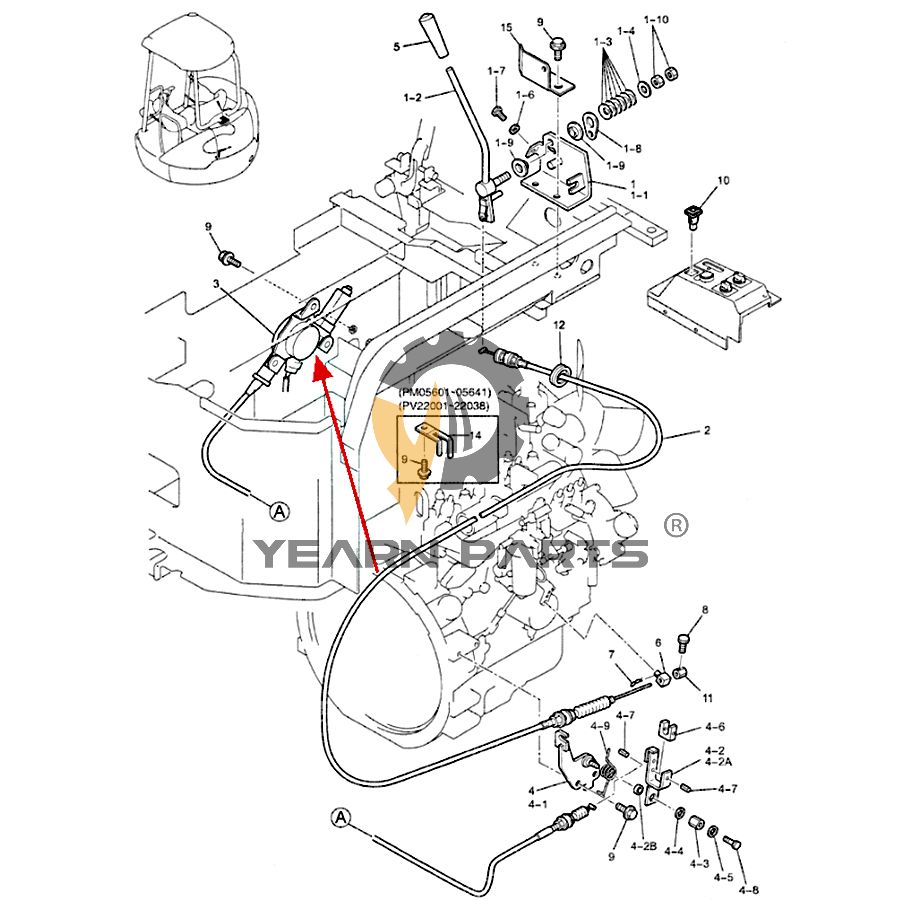 Small Electric Motor PM20S00009F1 for Kobelco SK25SR-2 Excavator