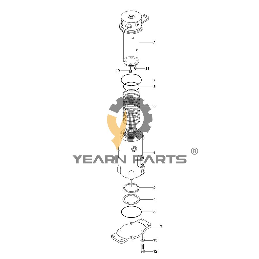 Turning Joint Assy 31MH-40051 for Hyundai Excavator R35Z-7 R35Z-7A