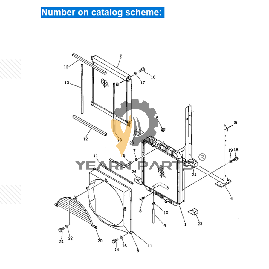 water-radiator-core-ass-y-208-03-51110-2080351110-for-komatsu-road-cutter-gc380-1-gc380f-1-gc380f-1a