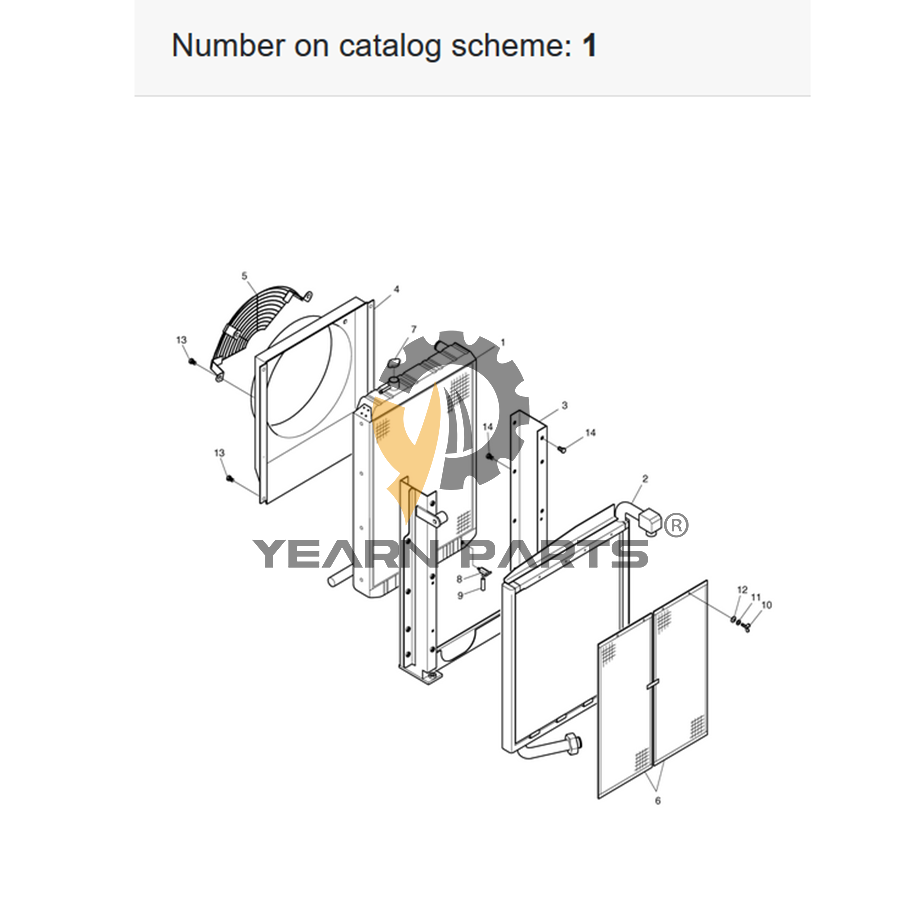 water-tank-radiator-core-13g51000-13g51000a-13g51000b-for-doosan-daewoo-excavator-solar-75-v