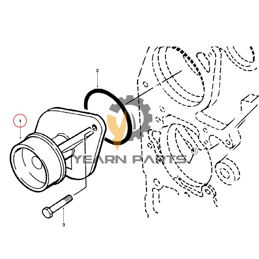 Water Pump SA3802971 for Volvo EC140 EC150 EW130 Excavator
