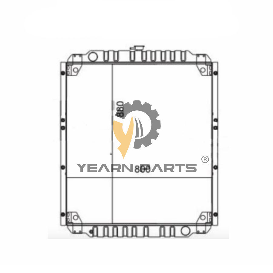 Water Tank Radiator 194-5561 for Caterpillar Excavator Cat 318B L 318B LN 317B L 317B LN