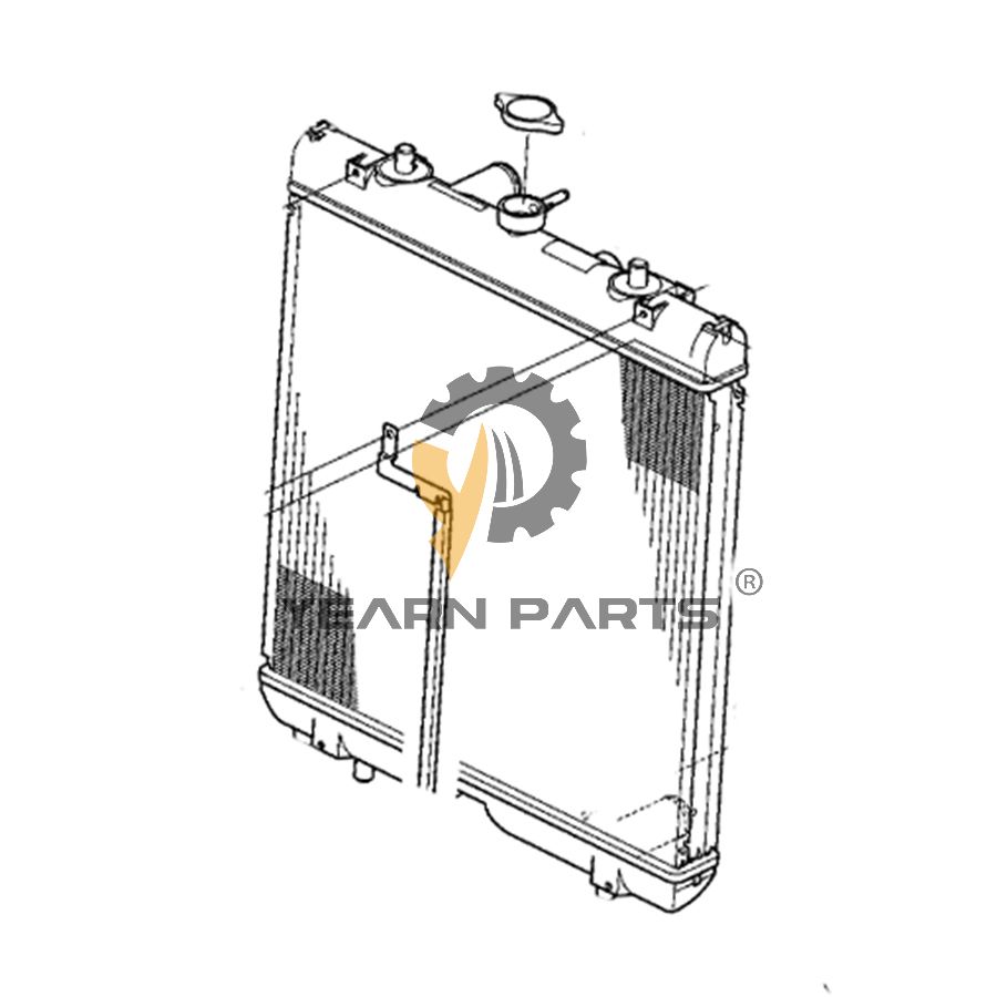 Water Tank Radiator 32781-16010 for Kubota L39