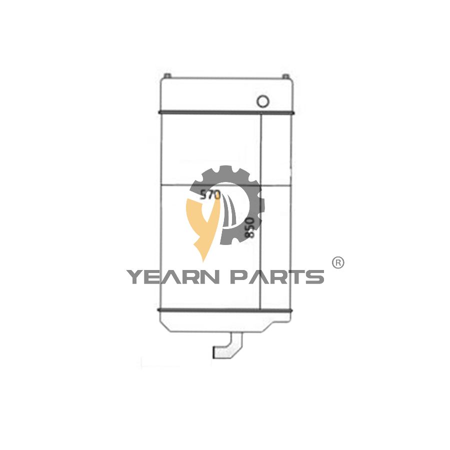 Water Tank Radiator 347697 1896651 3347677 1915360 for Caterpillar CAT Wheel Loader 950G II 962G II 950B