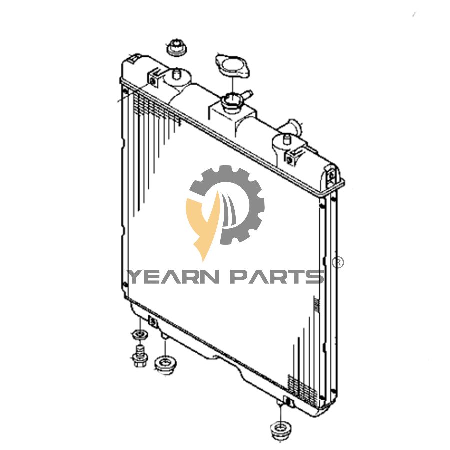 Water Tank Radiator TD140-16010 for Kubota L3540GST L3540HST L4240HST