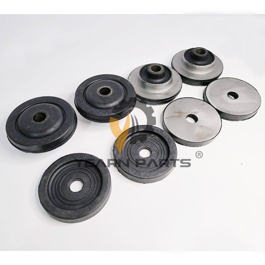 1 Set Engine Rubber Mounting KNH0755 KRH1226 for Case CX130 CX160 Excavator with Cummins 4TA-390