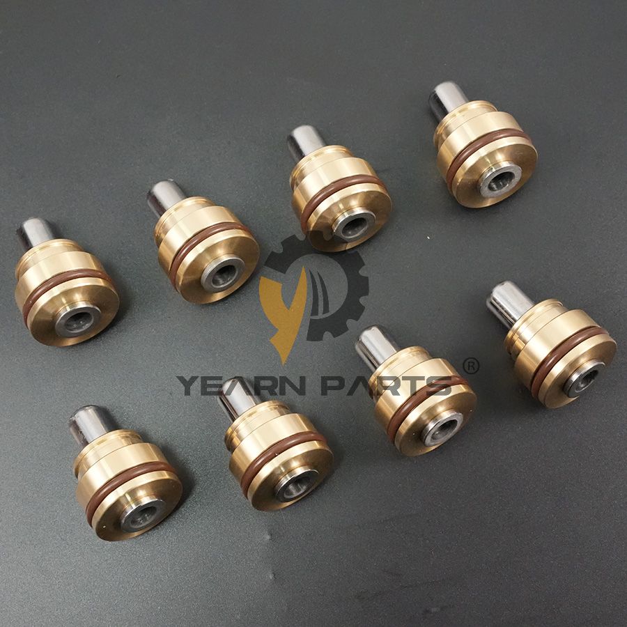 8pcs Pilot Valve Pushers 2436U1277S211 for New Holland Excavator E115SR E130 E135B E135BSRLC E135SR E135SRLC E160 E175B E18SR E200SR E200SRLC