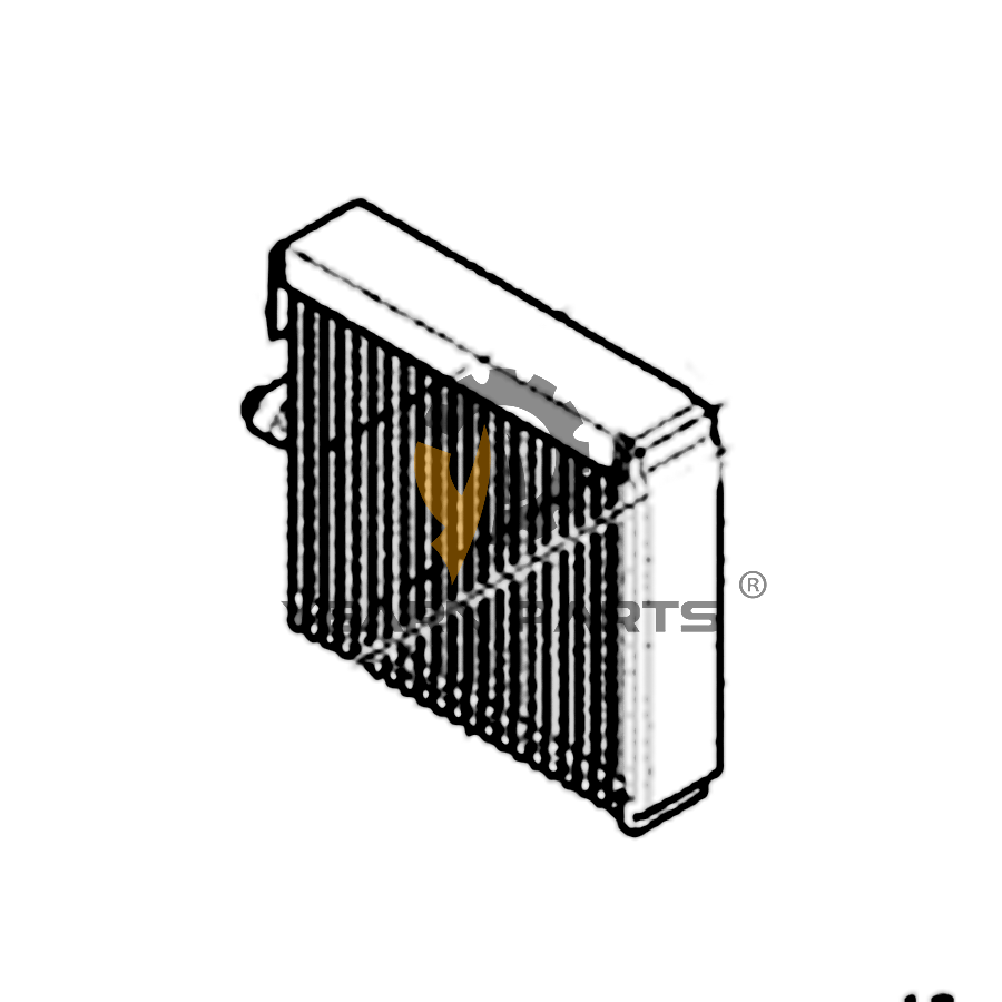 A/C Evaporator PH20M00019S036 for New Holland Excavator E30B E30BSR E30SR E35B E35BSR E35SR E50B E50BSR E50SR EH35.B EH50.B
