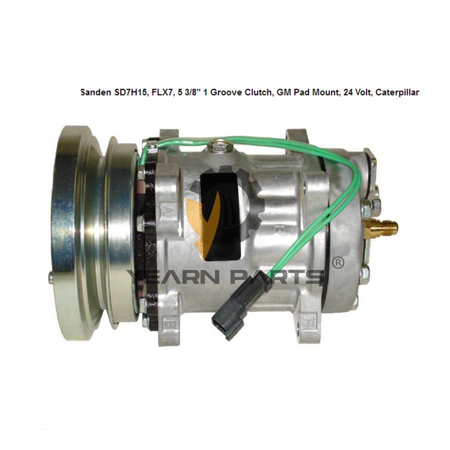 Air Conditioning Compressor 101-1759 for Caterpillar Earthmoving Compactor CAT 825 816B 816F