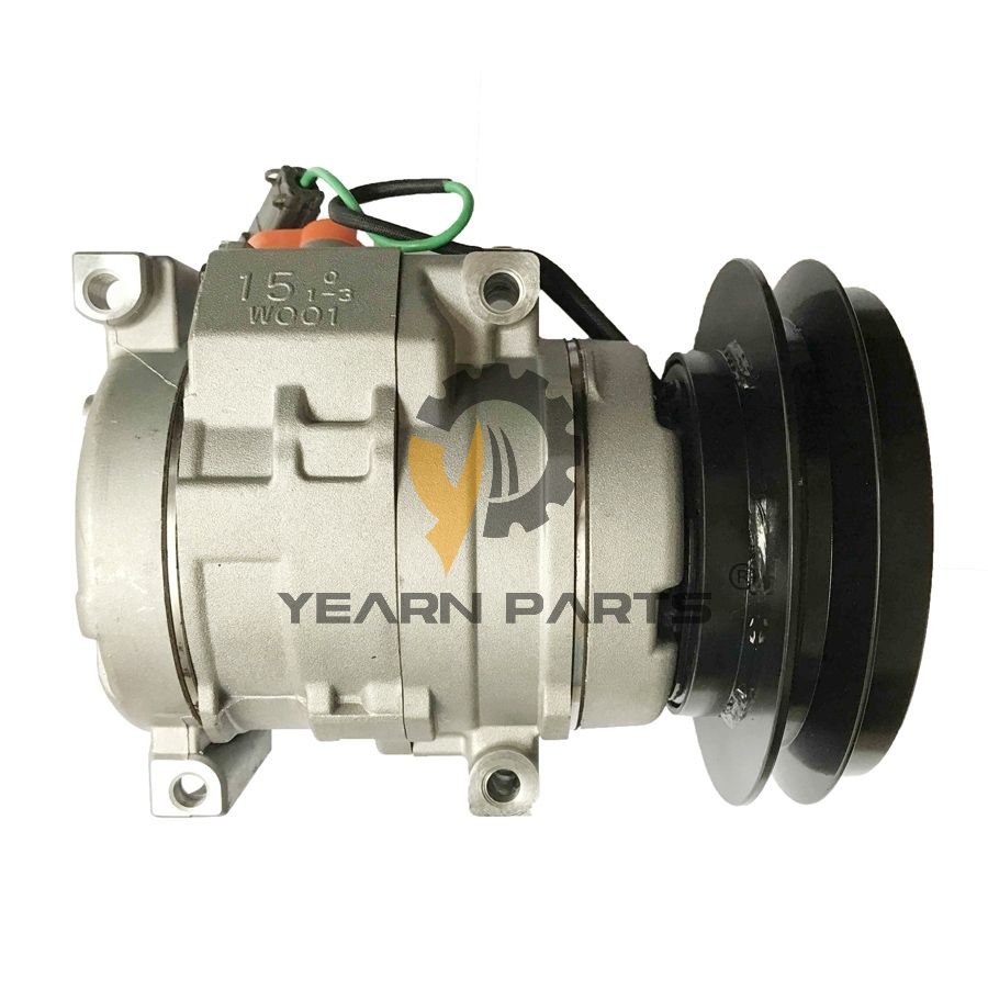 Air Conditioning Compressor 20Y-979-6121 for Komatsu Excavator PC130-7 PC200-7 PC210-7K PC220-7