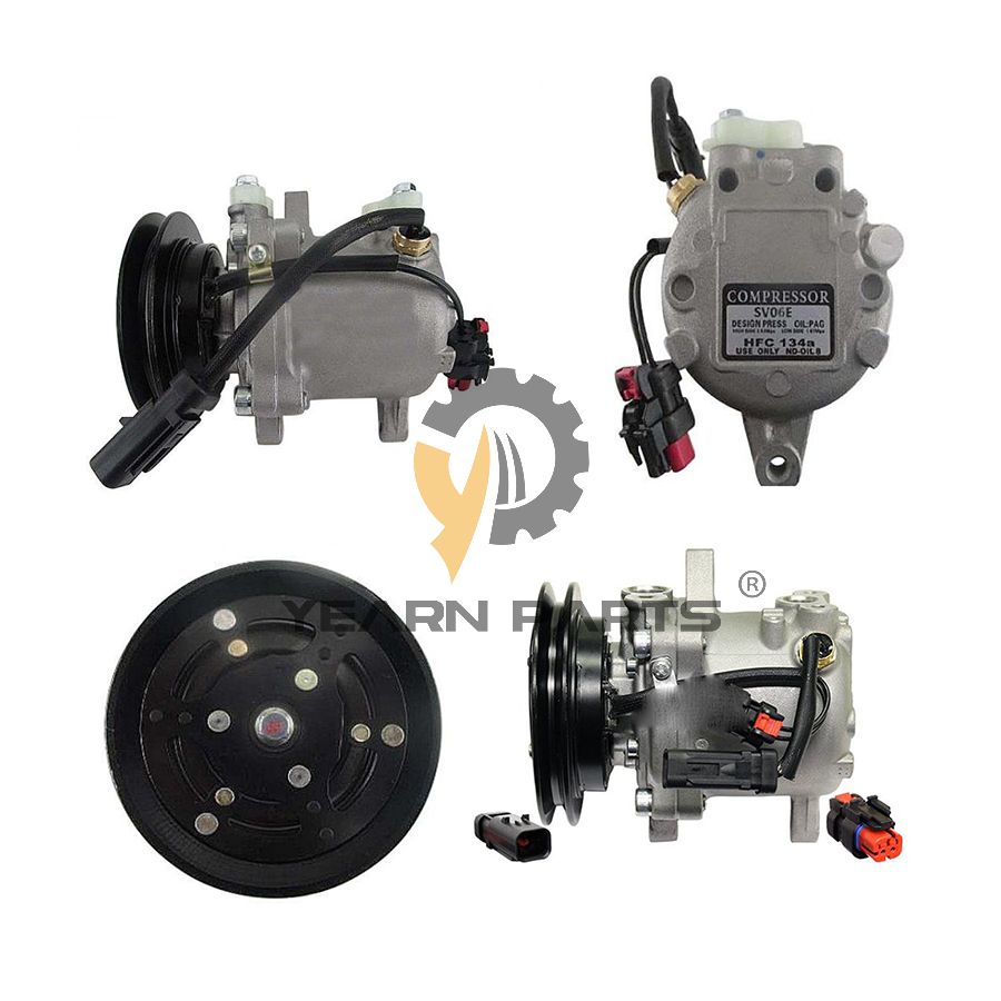 Air Conditioning Compressor 283-4170 for Caterpillar Excavator CAT 304E2CR 305 C CR 305.5D 305.5E 305.5E2 CR 305.5E2CR 305D 305E 305E2 CR 305E2CR