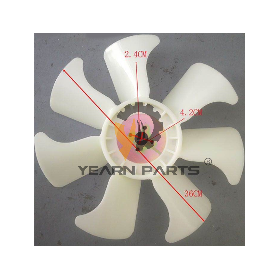 Cooling Fan Blade 15547-74112 1554774112 for Kubota Engine D1105