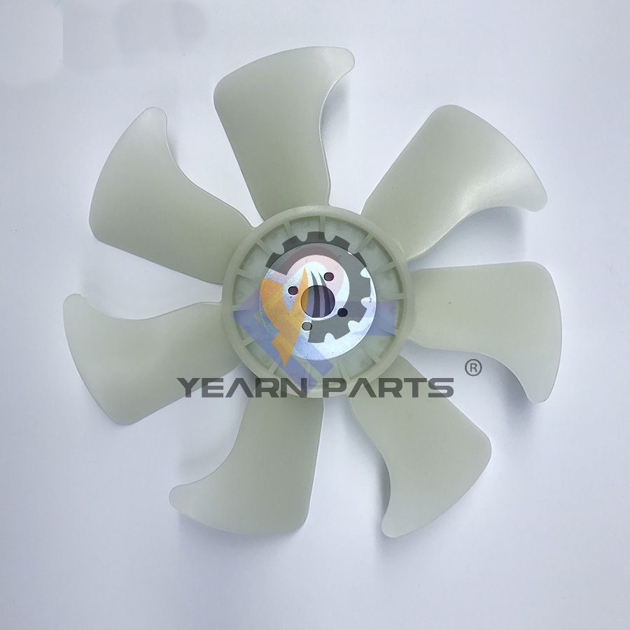 Cooling Fan Blade YNM121267-44741 for Hitachi Excavator ZX27U-3 ZX27U-3F ZX27UNA-3 ZX29U-3 ZX29U-3F ZX30U-3 ZX30U-3F ZX30U-3U