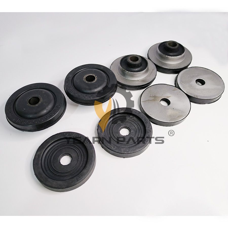 Engine Mounting Rubber Cushion YW02P01004P1 for Kobelco Excavator ED150 ED180 ED190LC ED190LC-6E SK80CS SK80CS-1E SK70SR-1E SK70SR-1ES