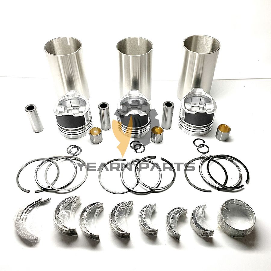 Engine Cylinder Set Four Matching for Caterpillar CAT Excavator 302.5C with Mitsubishi S3L2