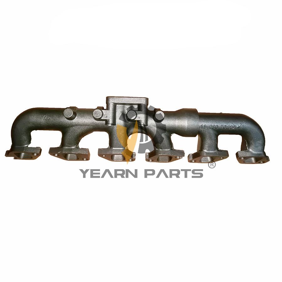 Exhaust Manifold 1141420320 1141420280 for Hitachi Excavator ZX330-3 ZX350H-3 ZX400W-3 Isuzu Electronic Fuel Injection Engine 6HK1