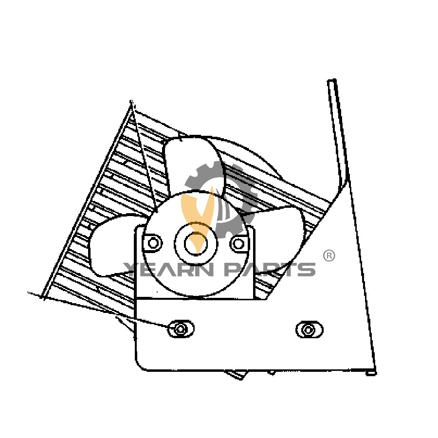 Fan Cooling 3V-2841 3V2841 for Caterpillar Logger CAT 227 Engine 3208