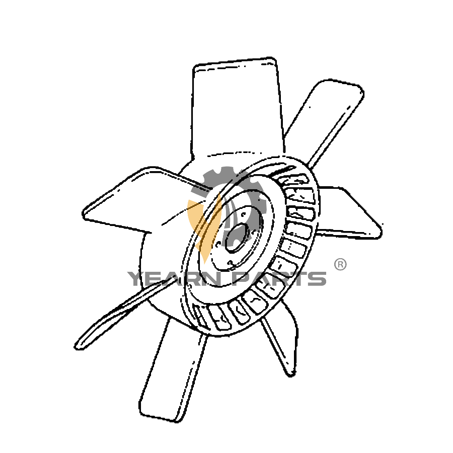 Fan Cooling Blade Spider 166-2941 1662941 for Caterpillar Excavator CAT 321B 321B LCR Engine 3066