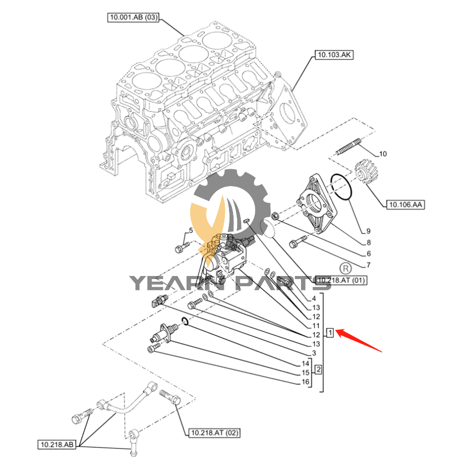 Fuel Injection Nozzle VI8981635241 47489826 for Case Excavator CX75C SR Isuzu Engine AP-4LE2XASS01