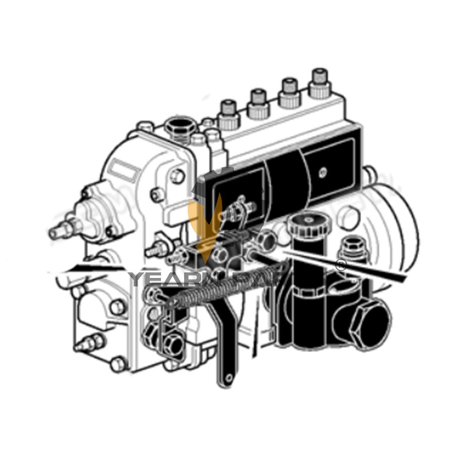 Fuel Injection Pump 17301100 for JCB Excavator JS130 JS110 JS150LC