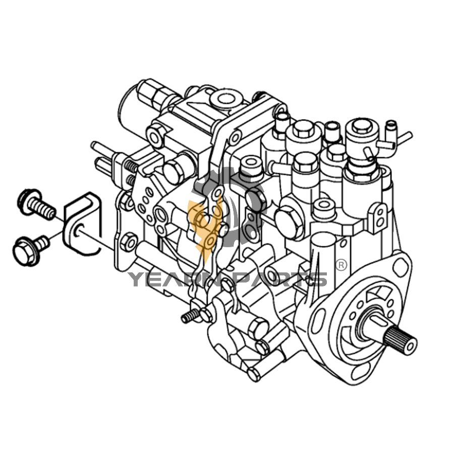 Fuel Injection Pump K9004865 for Doosan Daewoo Excavator DX35Z