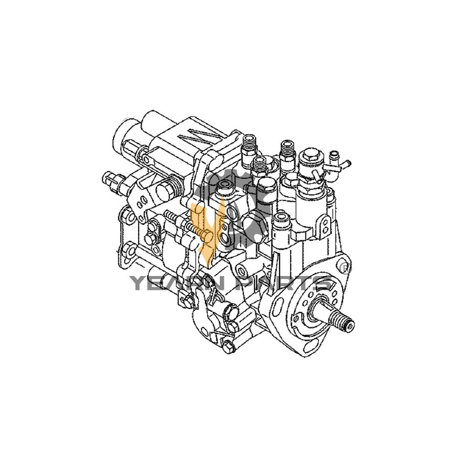 Fuel Injection Pump VV72923651320 VV72923651321 for New Holland Excavator E30BSR E35B E30B E35BSR